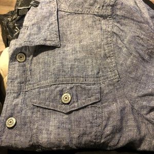 New York jeans denim linen jacket